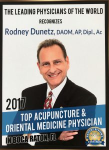 2016 Best Boca Raton Acupuncture Badge