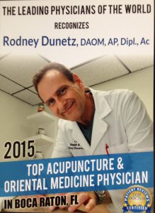 2015 Best Boca Raton Acupuncture Badge