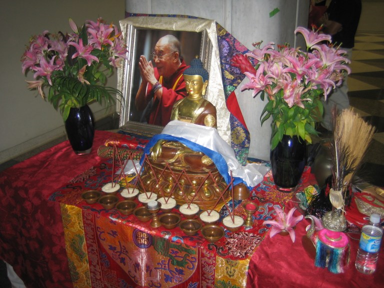 Photo of shrine at the ceremony
