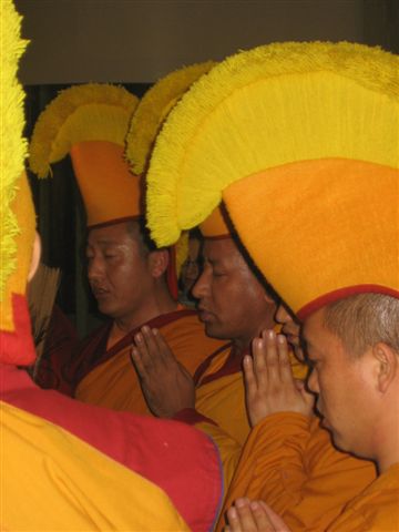 Photo of Tibetan Buddhists